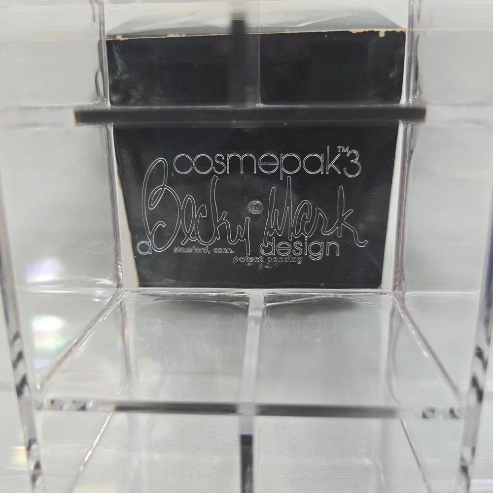 CosmePak 3 NOS Acrylic Organizers Makeup Organizer Drawer Cosmetic‎ Vnt